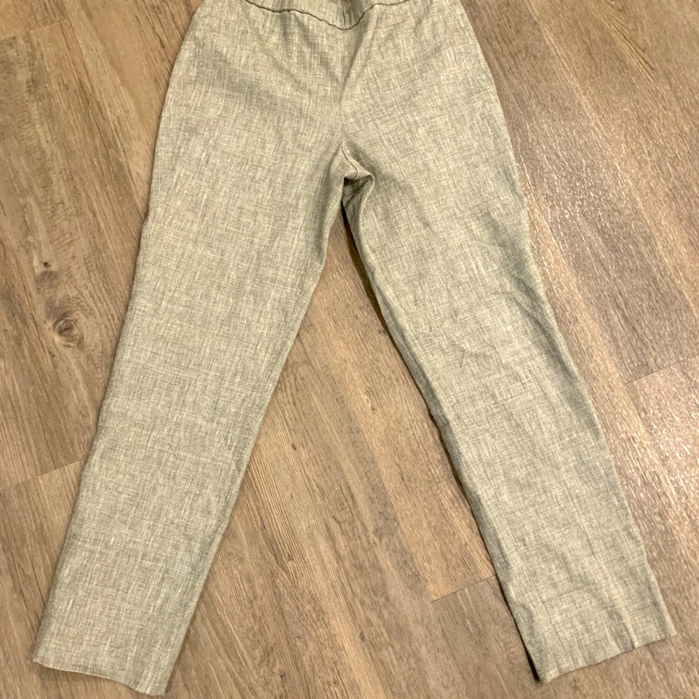 NWT Theory Linen Pull On Khaki Pants